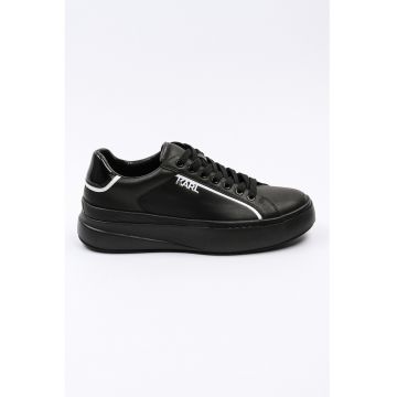 Pantofi sport low-cut din piele