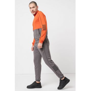 Trening slim fit cu detalii logo