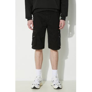 Alpha Industries pantaloni scurti din bumbac culoarea negru, 136250