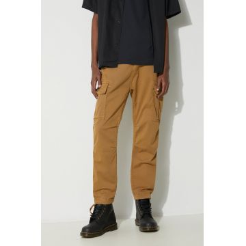 Alpha Industries pantaloni Squad Pant barbati, culoarea bej, drept, 188202