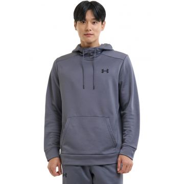 Hanorac din fleece cu logo pentru fitness