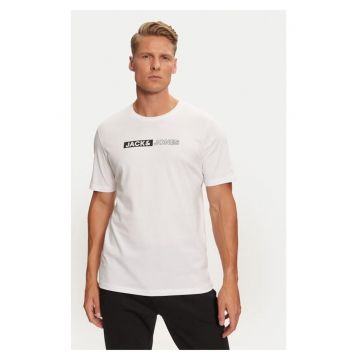 Jack&Jones Tricou Corp 12233999 Alb Standard Fit - Bumbac