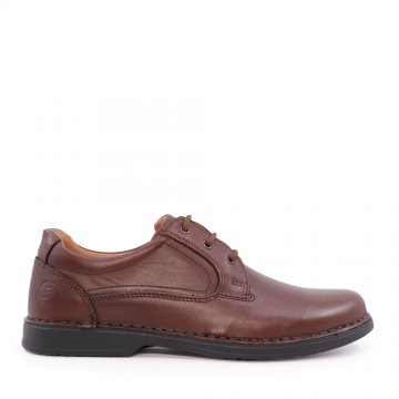 Pantofi derby bărbați Benvenuti comfort plus maro din piele 775BP22392M