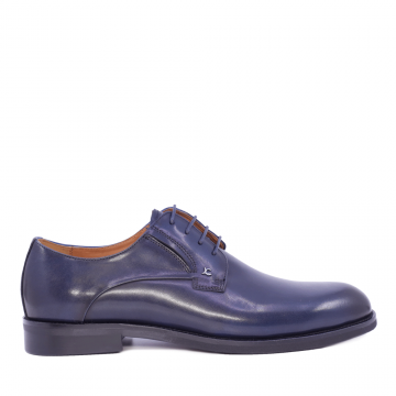 Pantofi derby bărbați Luca di Gioia bleumarin din piele 1656BP221970BL