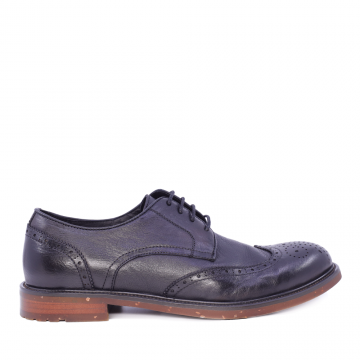 Pantofi oxford bărbați Enzo Bertini negri  din piele 1646BP221514N