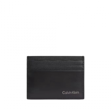 Portcard bărbați Calvin Klein negru cu logo frontal 3108PCA2421N