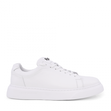 Sneakers bărbați Enzo Bertini albi din piele naturală 2197BP23459A