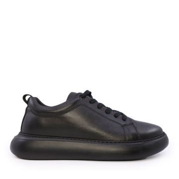 Sneakers bărbați Luca di Gioia negri din piele naturală 2308BP171103N