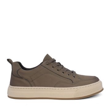 Sneakers de bărbați Benvenuti  taupe din piele 3857BP443TA