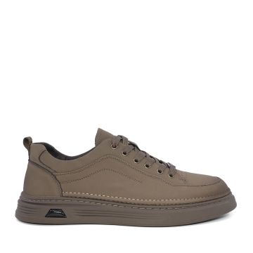 Sneakers de bărbați Benvenuti taupe din piele 3857BP449TA