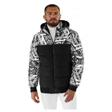 Geaca de iarna parka barbati neagra