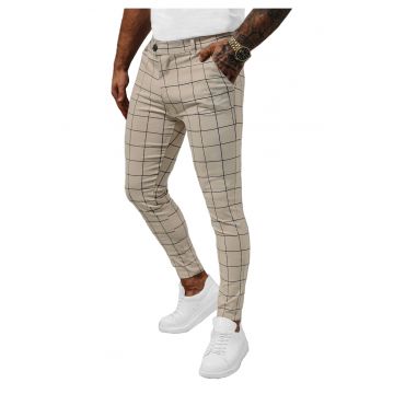 Pantaloni Chino Barbati Bej O/P4009