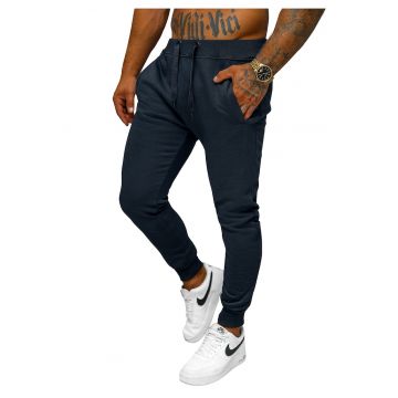 Pantaloni de trening barbati albastru marin JS/XW01Z