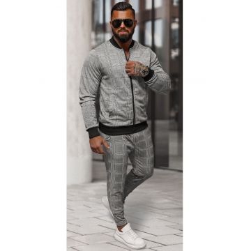 Set pentru barbati negru - sacou de costum cu pantaloni chino O/3C107