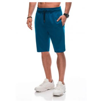 Pantaloni scurti de trening  EM-SRBS-0101 - Pentru barbati - Cu snur - Albastru - L