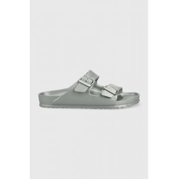 Birkenstock papuci Arizona Eva barbati, culoarea argintiu