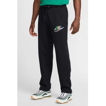 Pantaloni de trening din amestec de bumbac cu logo