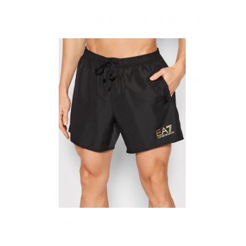 Pantaloni scurti sport barbati - 576986 - Negru - Poliester