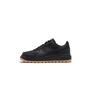 Pantofi sport - Air Force 1 Luxe Black Gum - Sintetic - Negru -