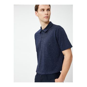 Tricou polo uni din amestec de bumbac