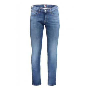 Blugi barbati - DM0DM18723 - cu talie medie - croiala Slim fit -  Bleumarin - L32