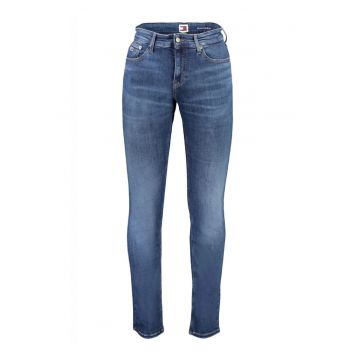 Blugi barbati - DM0DM19298 - cu talie medie - croiala Slim fit -  Bleumarin - L32