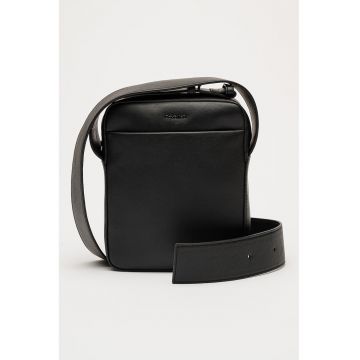 Geanta crossbody de piele ecologica cu logo