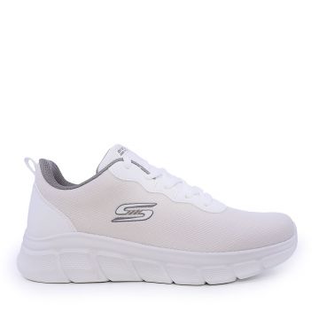 Pantofi sport bărbați Skechers Bobs B Flex albi 1969BPS118109A