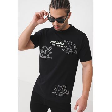 Tricou de bumbac cu model grafic