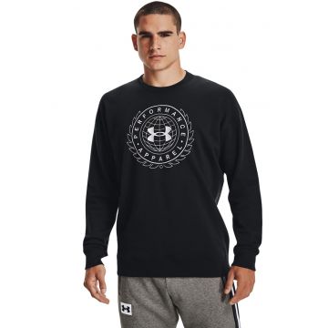 Bluza din material fleece cu logo pentru antrenament Rival