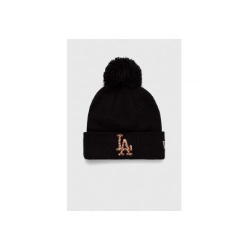 Fes LA Dodgers Infill Bobble Knit Beanie Hat