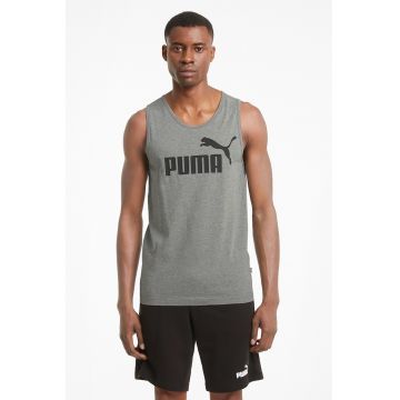 Top regular fit cu imprimeu logo Essentials