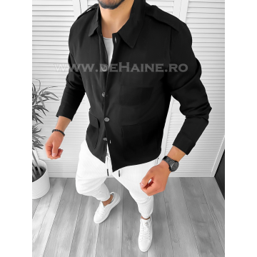 Camasa barbati neagra slim fit B7805  O2-4.2