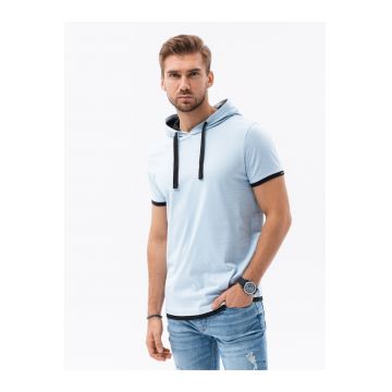 Clothing Tricou pentru bărbați cu glugă Ingeborg V7 Albastru deschis