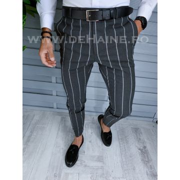 Pantaloni barbati eleganti gri B1301 106