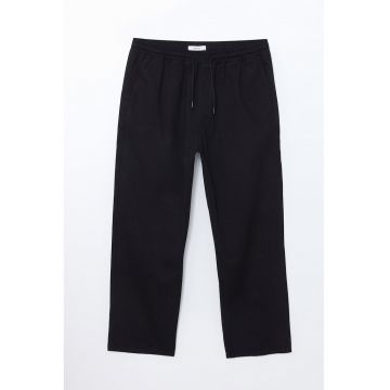 Pantaloni relaxed fit de bumbac