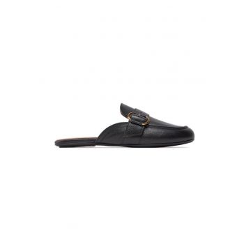 Slapi dama - 303469 - Piele naturala - Negru