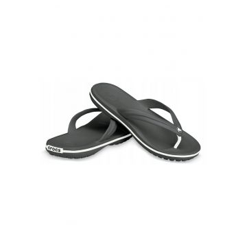 Flip-flops unisex Crocs Crocband™ Flip alb-negru 11033-001