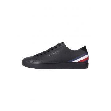 Pantofi sport cu insertii de piele Signature