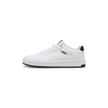 Pantofi sport de piele ecologca cu logo discret Court Classic