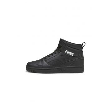 Pantofi sport mid-high unisex din piele ecologica Rebound