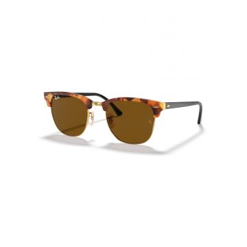 Ochelari de soare cu aspect tortoise Clubmaster