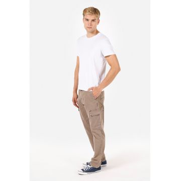 Pantaloni cargo cu buzunare oblice