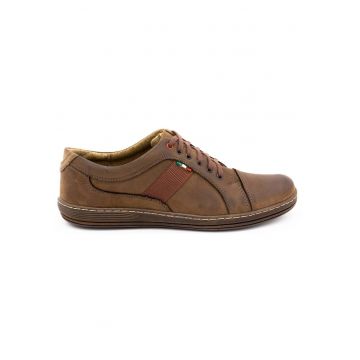 Pantofi casual 238GT - Piele naturala - Maro