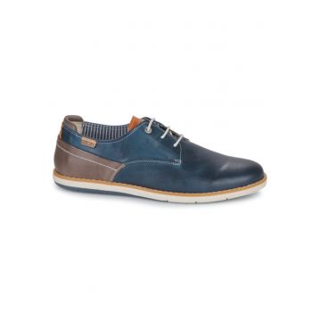 Pantofi casual barbati Jucar M4E-4104C1 - piele naturala - bleumarin