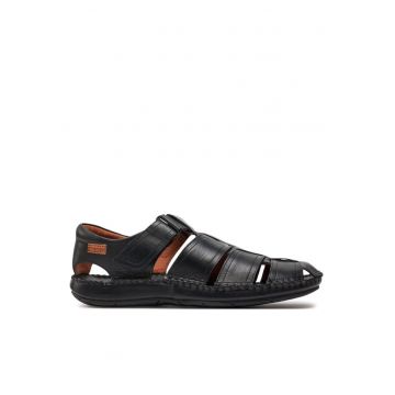 Sandale barbati 197883684 - Piele naturala - 40 EU - Negru