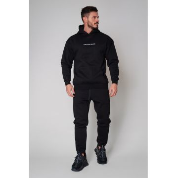 Set Winter Easy hanorac si pantalon Oversized Black 8944