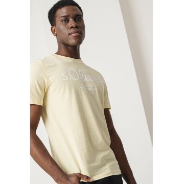 Tricou de bumbac cu imprimeu logo