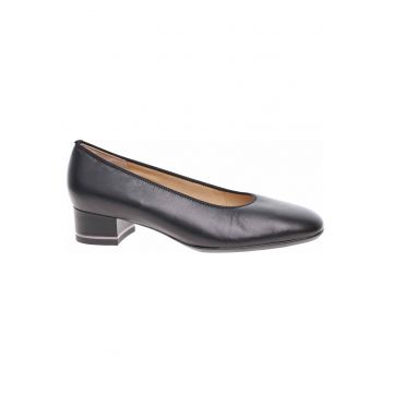 Pantofi dama - Piele/Sintetic - Negru -