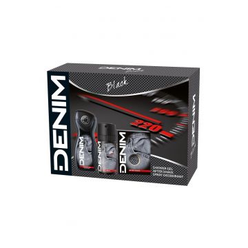 Set cadou  Black: Deodorant 150 ml + Gel dus - 250 ml